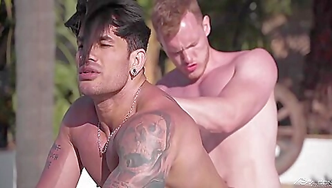 Sexy young brunette with perfect ass