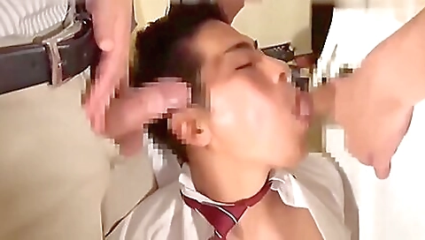 Mature and her feet in the office