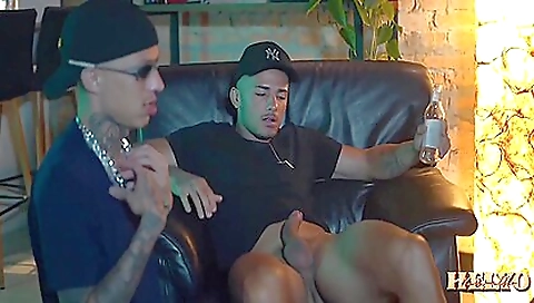 Suckold fuck and cum on her face