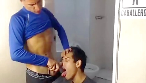 Two horny sluts get fucked by a dildo